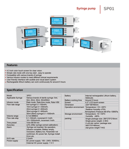QD-SP01 nhà máy Giá điện thú y ống tiêm bơm hoạt động dễ dàng cho động vật bệnh viện và sức khỏe chẩn đoán cho chăm sóc vật nuôi - Product Image 6