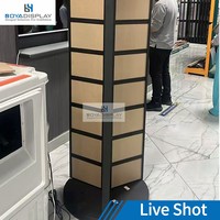 Étagère rotative à 6 panneaux pour carreaux de céramique