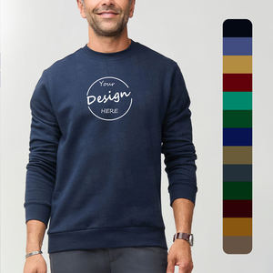 Sudadera de Cuello Redondo para Hombre, de Alta Calidad, de Algodón Suave y Felpa, para Primavera y Otoño, con Bordado Personalizado - Product Image 1