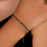 Gelang Manik Miyuki Unisex Go2Boho, Gelang Pesona Religius Gaya Bohemian Warna-warni untuk Wanita dan Pria untuk Pernikahan