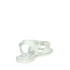 Sandali GT0004S bianchi con tacco basso - Product Image 3