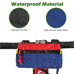 Panier de vélo avant avec poignée pour enfants Couverture étanche pliable <span class=keywords><strong>Cargo</strong></span> enfant arrière - Product Image 3