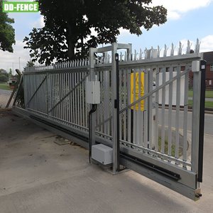 Portes coulissantes manuelles à ouverture <span class=keywords><strong>de</strong></span> 1M à 9M, conception <span class=keywords><strong>de</strong></span> <span class=keywords><strong>portail</strong></span> principal en fer <span class=keywords><strong>coulissant</strong></span> - Product Image 4