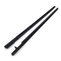 Pour Toyota Corolla 2008-2012, moulure de garniture extérieure de la porte arrière, joint d'étanchéité de la vitre, 68174-02130