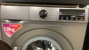 Lave-linge et sèche-linge électriques tout-en-un en acier inoxydable de 12/7 kg avec écran LED, type automatique, vente en gros OEM - Product Image 6