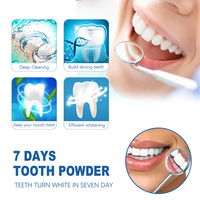 Polvo blanqueador de dientes multiusos de etiqueta privada OEM, producto de uso doméstico de fabricante de China, elimina las manchas, refresca el aliento
