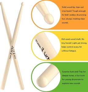 Bacchette per Batteria in Legno Professionali DIDA MA-9C Modello 7A con Logo Personalizzato Confezione all'Ingrosso (500) per <span class=keywords><strong>Musicisti</strong></span> - Product Image 5