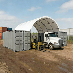 Offre Spéciale – Dôme de Stockage Moderne en Métal et PVC pour Conteneurs Maritimes – Abri Dôme 40 pieds ZK-40 - Product Image 1