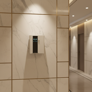 Diffuseur d'huiles essentielles sans eau, machine à arômes contemporaine, nébuliseur, design élégant, contrôle variable de l'intensité de la brume - Product Image 1