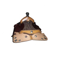 Selle Western pour cheval en cuir véritable avec arceau en bois et plastique, tailles personnalisées, qualité supérieure