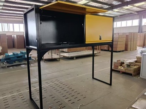 Solution de rangement robuste pour capot de voiture, grande capacité, boîte de rangement métallique pour outils de garage, armoire de rangement sur capot de voiture - Product Image 4