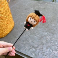 Poupées de graduation en coton crochet 3D de qualité supérieure |   Figurines de diplômé durables faites à la main pour les adolescents |   Cadeau de graduation CSY7 Y70025