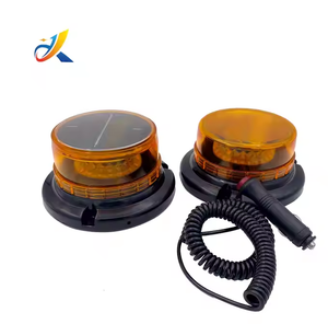 Feux de signalisation à LED solaires, clignotants, couleur ambre, <span class=keywords><strong>balise</strong></span> de sécurité routière à LED solaires - Product Image 1