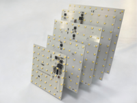 Panneau LED haute luminosité DOB MCPCB pour projecteur, anti-surtension, large plage de tension, pour éclairage de jardin et de stade