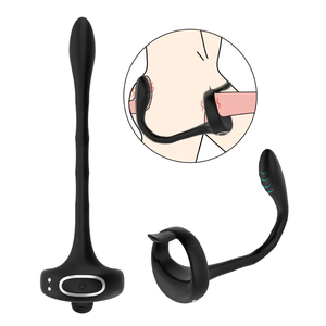 Haute qualité Bluetooth pénis anneau vibrateur jouets sexuels masseur de Prostate sans fil à distance Anal godemichet Anal retarder <span class=keywords><strong>l</strong></span>'éjaculation pour les hommes - Product Image 5