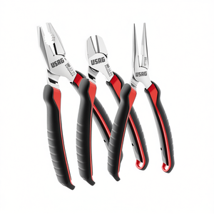 Juego de Alicates Usag de 3 Piezas, Combinación de Alicates de Corte Diagonal y Herramientas para Pelar Cables - Product Image 2