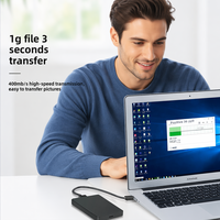 Kabel Data USB3.0 Tipe-C ke USB-A dengan Pengisian Cepat 3A dan Transfer Data untuk Ponsel