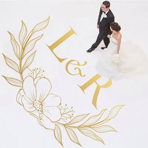 Autocollant de sol en vinyle personnalisé, autocollant de piste de danse pour mariage avec nom et date pour réception de mariage, fête d'anniversaire, fiançailles - Product Image 3