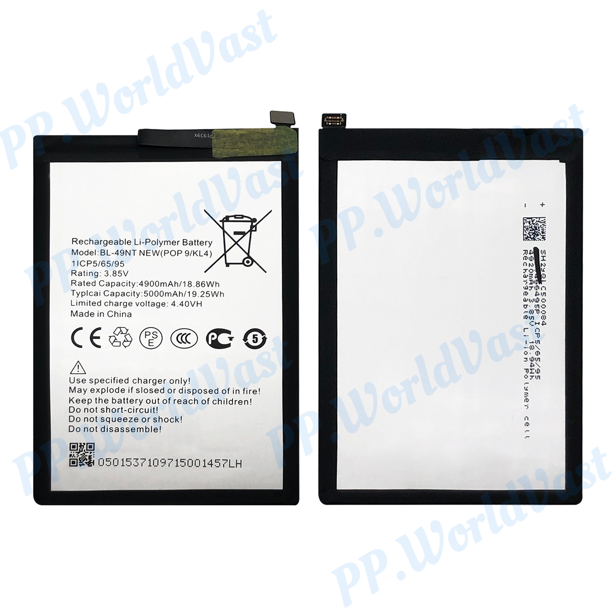 Para Tecno BL-49NT NUEVA Batería