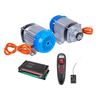 Moteur électrique CC sans balais 350W-1500W 25H-70H 48V, kit moteur pour VTT, kit moteur central pour tricycle électrique