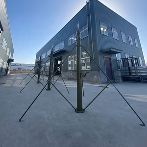 Tùy Chỉnh Tay Tời Sợi Thủy Tinh Thép Không Gỉ Hướng Dẫn Sử Dụng Xe Gắn <span class=keywords><strong>9M</strong></span> 11M Chiều Cao Và 50-60Kg Kính Thiên Văn Mast - Product Image 6