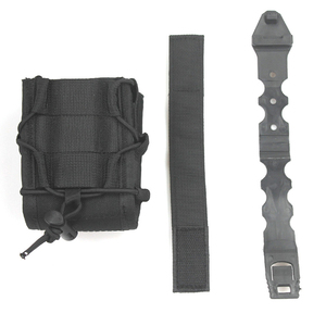 Nuevo Producto: Bolsa Táctica de Nylon Negra Impermeable para Esposas, Portátil para Exteriores con Cierre de Gancho y Bucle, <span class=keywords><strong>Riñonera</strong></span> Táctica para Hombre - Product Image 3