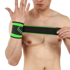 Attelle de poignet élastique réglable à compression pour le sport, idéale pour la musculation, le basketball, le badminton et soulager les douleurs au poignet - Product Image 1