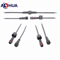 Pack de batterie à led étanche câble moulé M14-02 2 3 4 broches circulaire mâle femelle prise en plastique moulé avec 18/20/22/24AWG