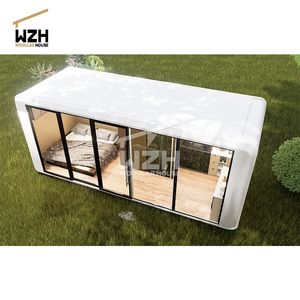 Casa Prefabbricata Apple Home Pod, Capsula Abitativa 40ft Postmoderna, Impermeabile e Ignifuga, Kit con Camera da Letto e Officina - Product Image 2