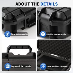 Étui rigide en EVA durable avec mousse, design personnalisé, étui à outils en EVA avec fermeture éclair, étui de rangement rigide imperméable en mousse EVA - Product Image 4