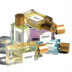 Tapa de corona de madera dorada WeWood de Vietnam, tapas y cierres de botellas de Spray de Perfume de cilindro redondo para embalaje de vidrio - Product Image 1