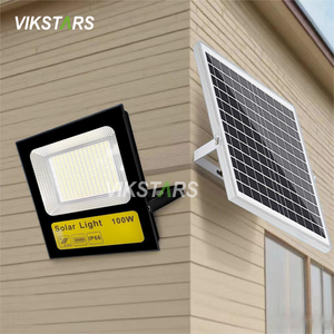 30W 60W 100w 200w 300w 400W 600W 800W 1000W Réflecteur LED extérieur Projecteur solaire Jardin IP66 étanche avec té<span class=keywords><strong>l</strong></span>écommande - Product Image 1