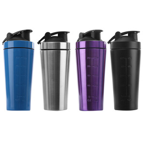 Nouveau acier inoxydable protéine Shaker bouteille Gym Shake bouilloire Sport Milkshake mélangeur bouteille d'eau protéine de lactosérum pour Fitness sans BPA - Product Image 1
