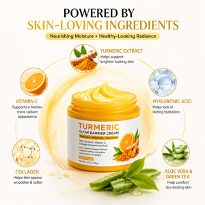 Creme Facial Reparador Iluminador Anti-Envelhecimento com Vitamina C e Cúrcuma para Cuidados Faciais Hidratante Removedor de Manchas Escuras Uniformiza o Tom da Pele - Product Image 2