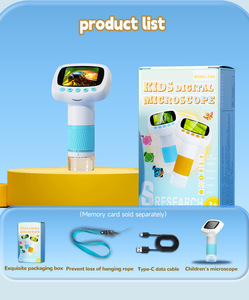Portable Handheld Acoustic Microscope for Kids Educational STEM Toy Set with LED Display and 1280X720 Camera - Product Image 5