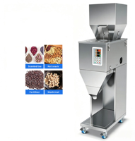 Semi-automatische multifunctionele graan- en korrelvulmachine met kwantitatieve weging voor verpakkingen van noten, snacks, thee en gedroogd fruit