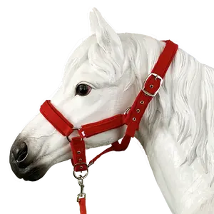 Custom Adjustable High Quality Nylon Horse Halter Soft Comfortable Horse Bridle With Fleece Padded