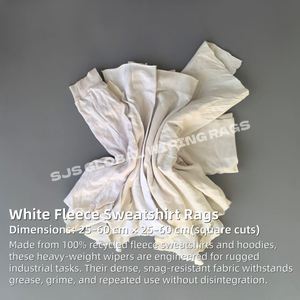 Paños de Limpieza de Alta Resistencia, 10 kg, Paños de Algodón para Uso Industrial, Paños de Algodón Suave Blancos, Paños de Algodón 100% Blancos - Product Image 2