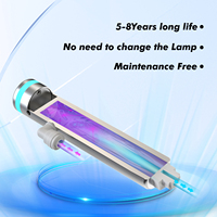 Stérilisateur d'eau commercial à LED UVC 12V électrique 4-8 GPM, purificateur d'eau pour toute la maison avec applications extérieures pour voitures et camping-cars