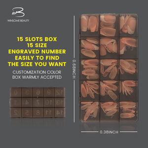 <span class=keywords><strong>Faux</strong></span> ongles courts à pointe française en gros, étiquette privée, <span class=keywords><strong>faux</strong></span> ongles en amande, ongles à presser - Product Image 2