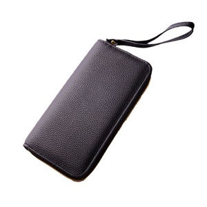 Nouveau sac à fermeture éclair motif litchi carte sac portefeuille 2-en-1 femmes Style Long haut de gamme et exquis sac à main - Product Image 5