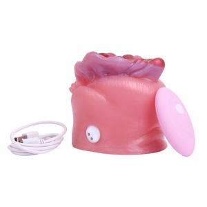 GEEBA Soft Silicone Male Masturbators Cup Fantasy <b>Vibrating</b> Penis Trainer Realistic Vagina Onahole Adult Sex Toys Erotic Product - Product Image 2