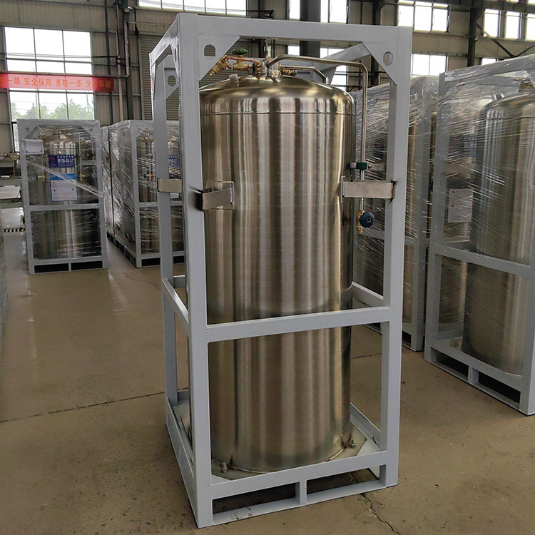 175L 210L 450L 495L DPL LNG Liquid Oxygen/Nitrogen/Argon Storage Tank Top Sale Cryogenic Liquid Oxygen Cylinder Dewar Tank