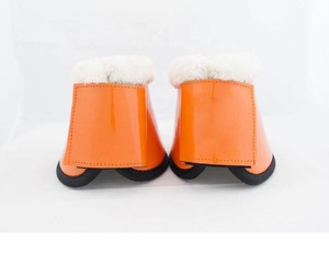 Botas de neopreno de alta calidad OVERREACH/BELL para caballos, equipo ecuestre de lana. - Product Image 1