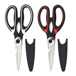 Dropshipping Shopify Tijera de cocina para Uso General Tijeras de cocina resistentes para carne Tijeras multifunción de acero inoxidable - Product Image 1