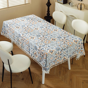 WML063 Nappe de table en tissu jacquard imperméable et anti-poussière, style pastoral américain, pour table basse, vente en gros - Product Image 2
