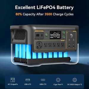 Новинка: Портативная электростанция 3600 Вт, LiFePO4, ИБП, солнечный генератор, домашнее хранилище энергии, автономный внешний аккумулятор - Product Image 5