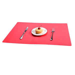 Qualité en gros Durable 40*60cm rectangulaire Silicone écologique luxe résistant à la chaleur <span class=keywords><strong>Restaurant</strong></span> utiliser Table tapis et tampons - Product Image 5