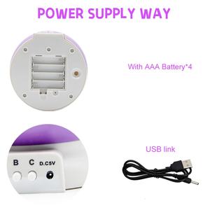 Projecteur d'étoiles Star Master à rotation 360 degrés, lumière nocturne 3D multicolore 8 couleurs, lampe de nuit LED pour enfants - Product Image 2