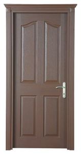 Puerta Exterior Francesa de Hierro Forjado y Puerta de Entrada de Madera, Puerta de Acero Inoxidable con Diseño Decorativo - Product Image 6